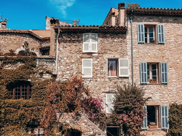 Gasse im Künstlerdorf Saint-Paul-de-Vence